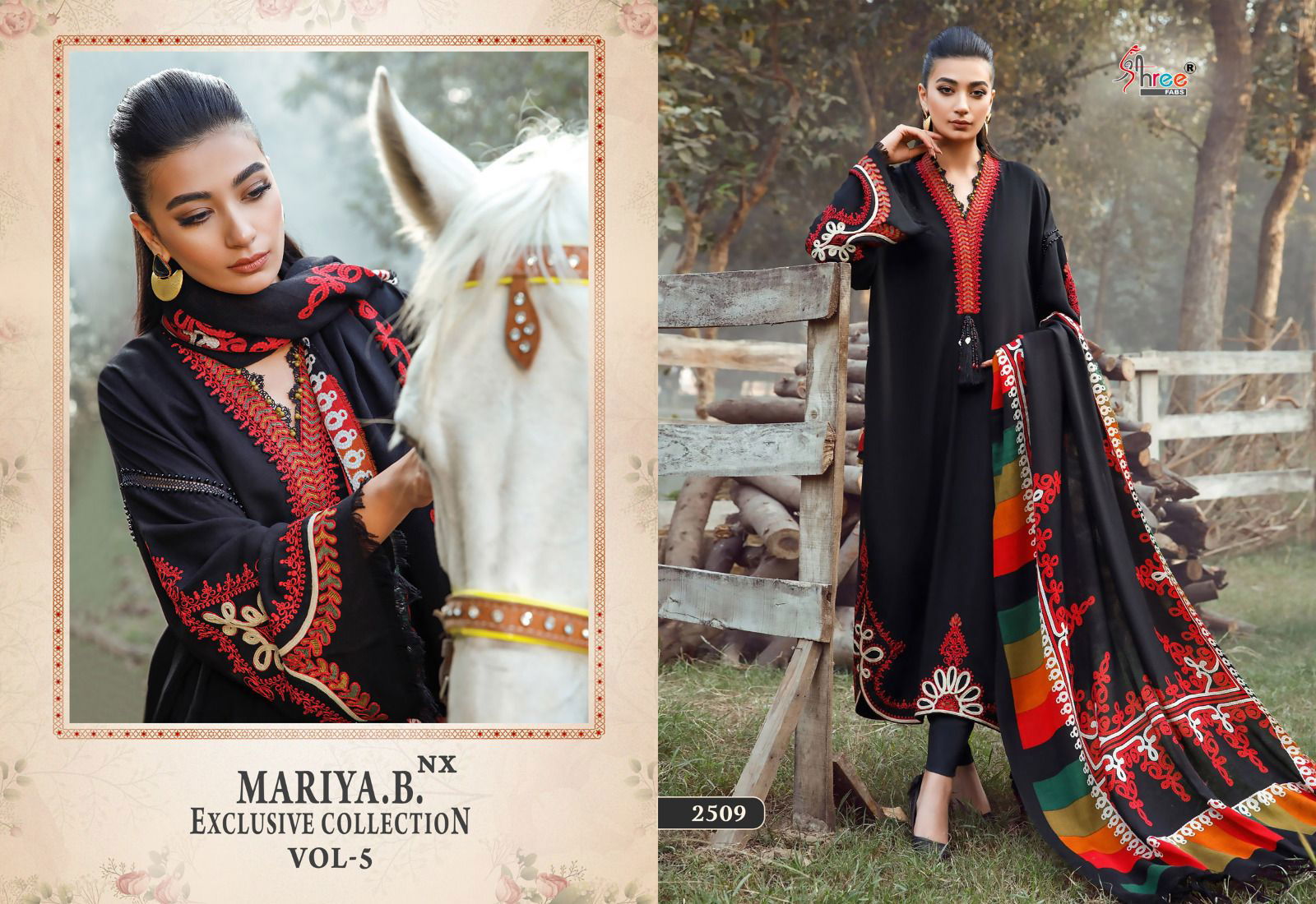Maria B Exclusive Collection Vol 5 Wholesale Pakistani Salwar Suits
